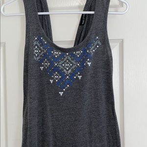 Rhinestone tank top